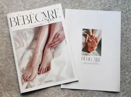 ベベケアスパのセミナーで使用する教本の写真